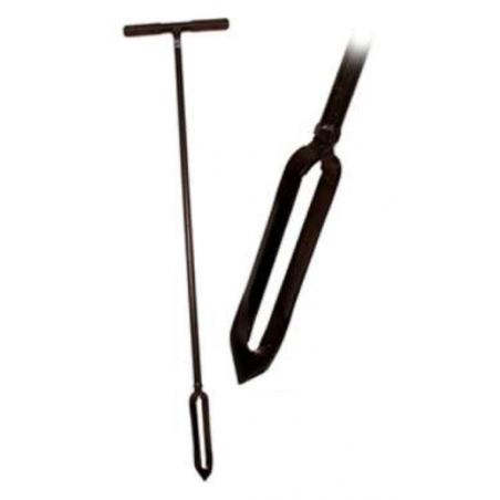 Calador de suelo helicoidal