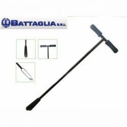 Calador de suelo helicoidal