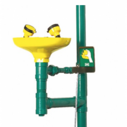 Ducha de emergencia con lavaojos y cara