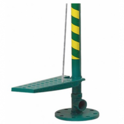 Ducha de emergencia con lavaojos y cara