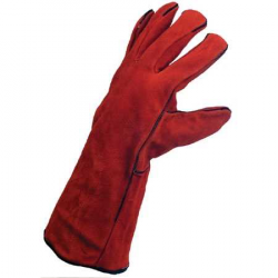 Guantes descarne soldador forrado