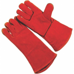 Guantes descarne soldador forrado