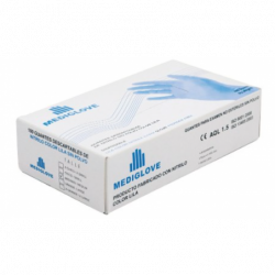 Guantes de nitrilo azul