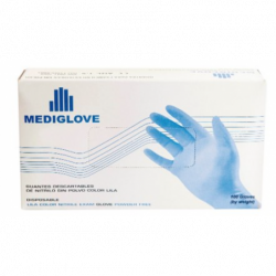 Guantes de nitrilo azul