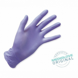 Guantes de nitrilo azul