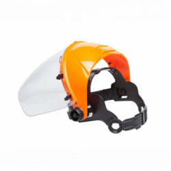 Protector facial burbuja con arnés estándar