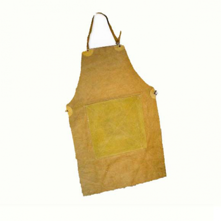 Delantal cuero descarne con refuerzo
