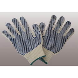 Guantes de algodón moteado