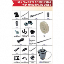 Línea completa de repuestos