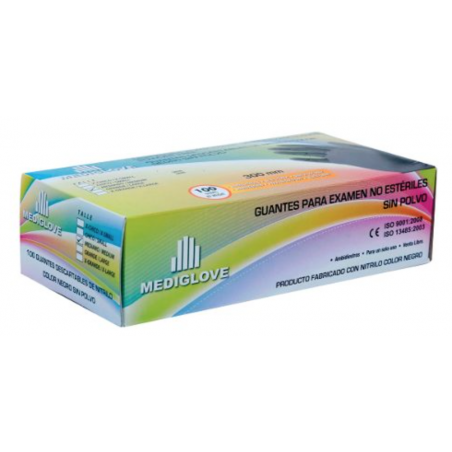 Guantes de nitrilo negros