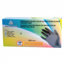 Guantes de nitrilo negros