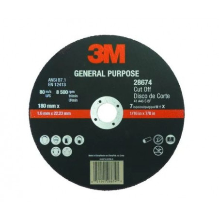 Disco de corte 3M 116 / 1.6 /22.23