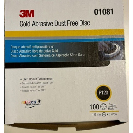 Disco Abrasivo Gold 3M™ Hookit™ P/120