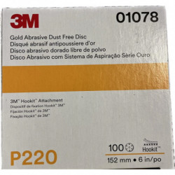 DISCO ABRASIVO GOLD 3M™ HOOKIT™ P/220