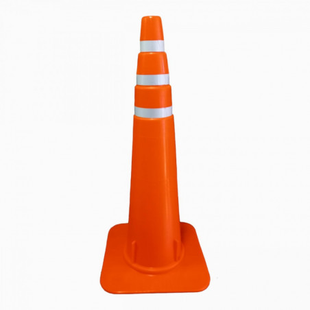 Cono vial con reflectivo