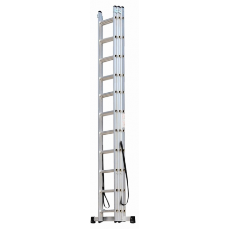 Escalera tijera extensible de aluminio