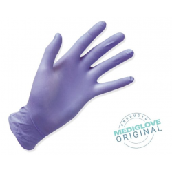 Guantes de nitrilo azul